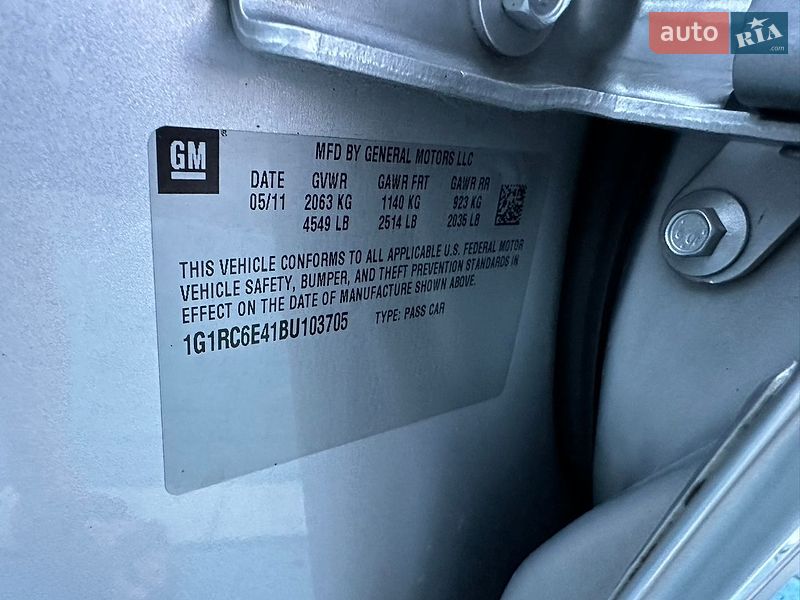 Хетчбек Chevrolet Volt 2011 в Луцьку