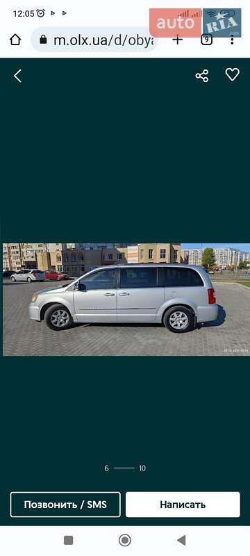 Минивэн Chrysler Town & Country 2011 в Черкассах