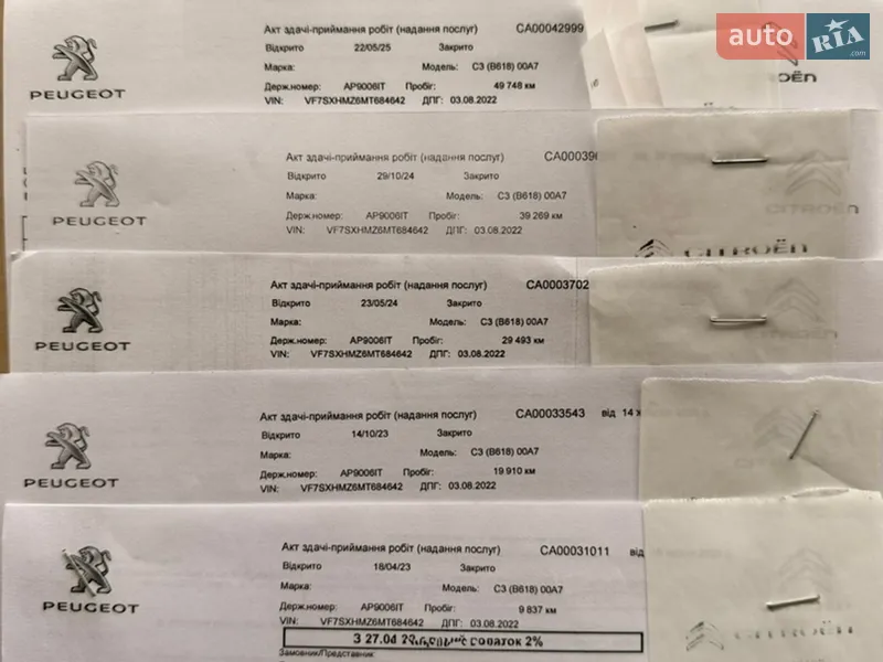 Хэтчбек Citroen C3 2022 в Киеве документ 5 фото Хэтчбек Citroen C3 2022 в Киеве документ
