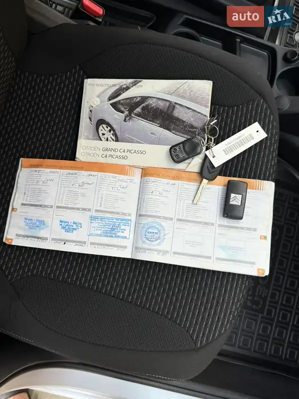 Мікровен Citroen C4 Picasso 2010 в Одесі документ
