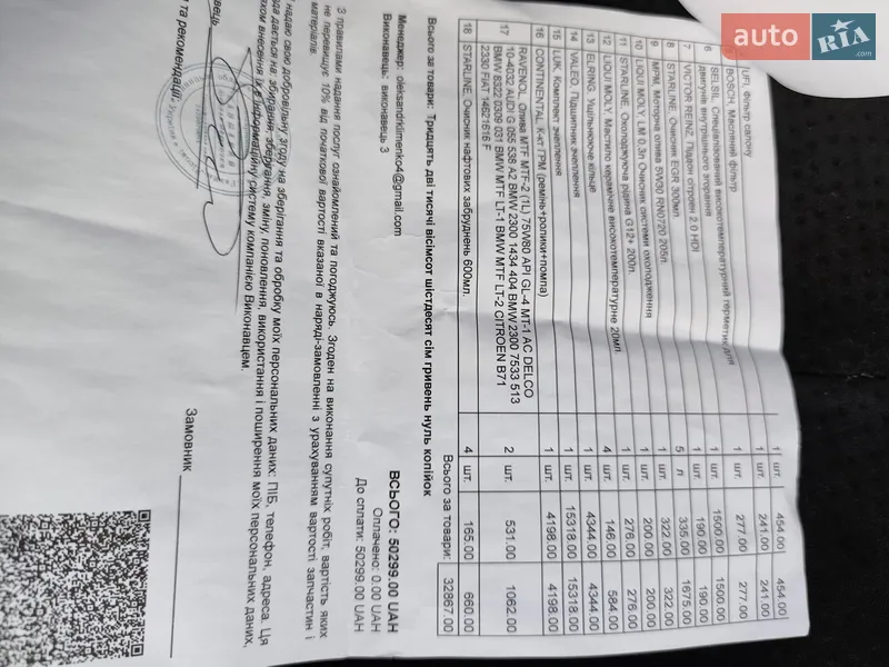 Микровэн Citroen C4 Picasso 2008 в Шаргороде документ