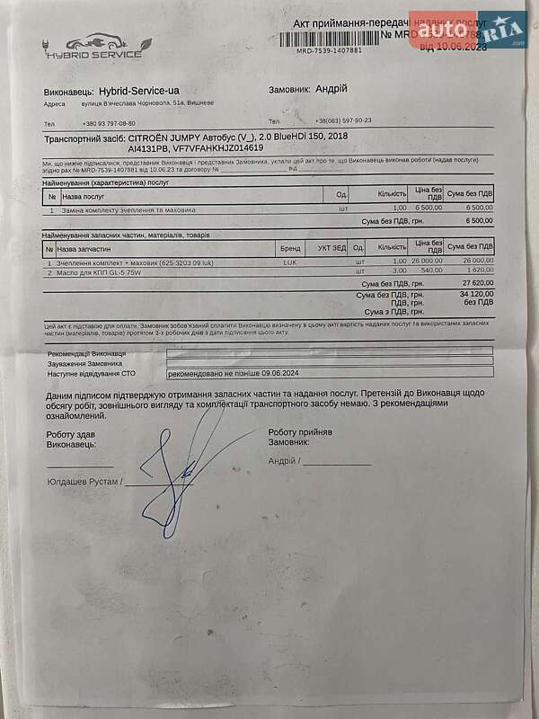 Грузовой фургон Citroen Jumpy 2018 в Пирятине