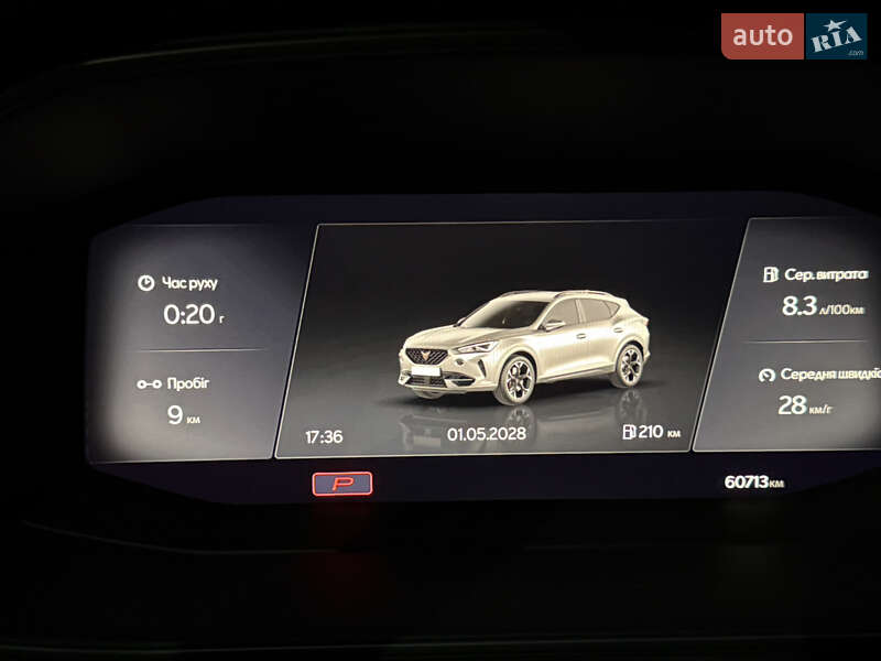 Позашляховик / Кросовер Cupra Formentor 2021 в Черкасах фото 8 Позашляховик / Кросовер Cupra Formentor 2021 в Черкасах