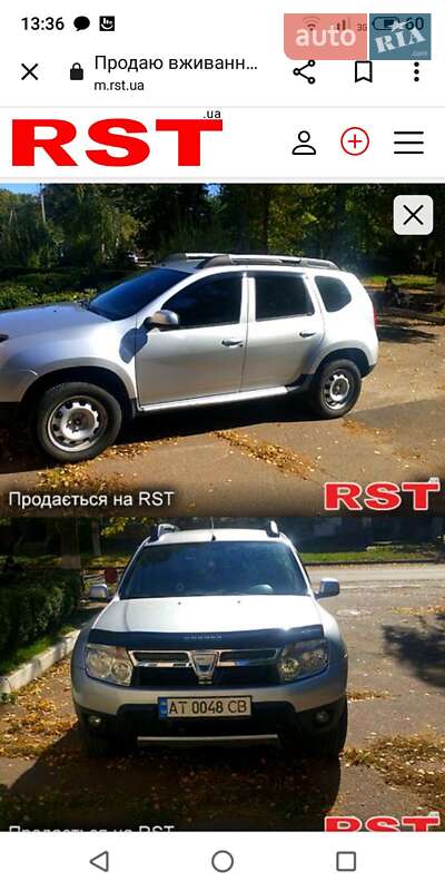 Внедорожник / Кроссовер Dacia Duster 2010 в Новомиргороде