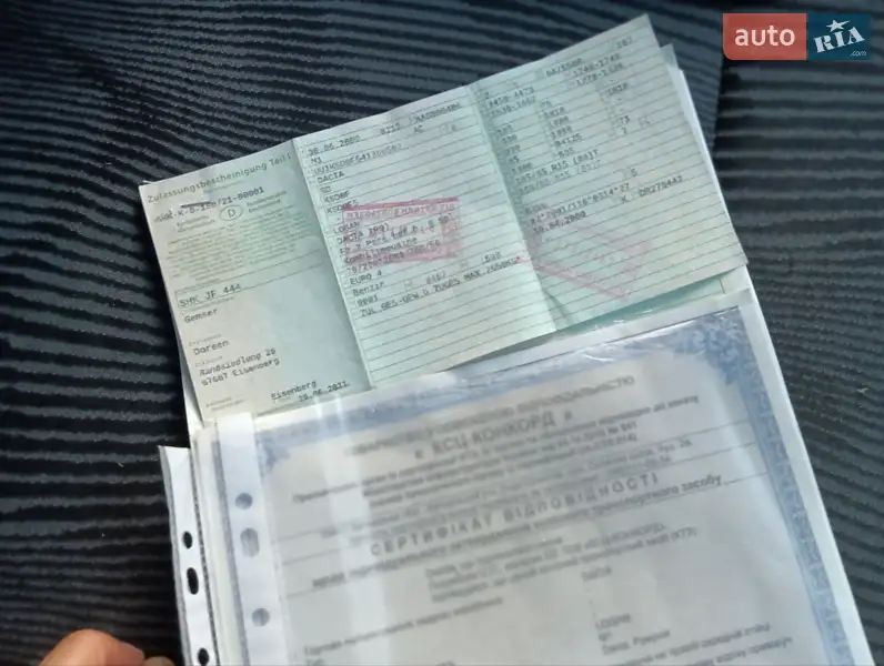 Универсал Dacia Logan MCV 2009 в Ровно документ