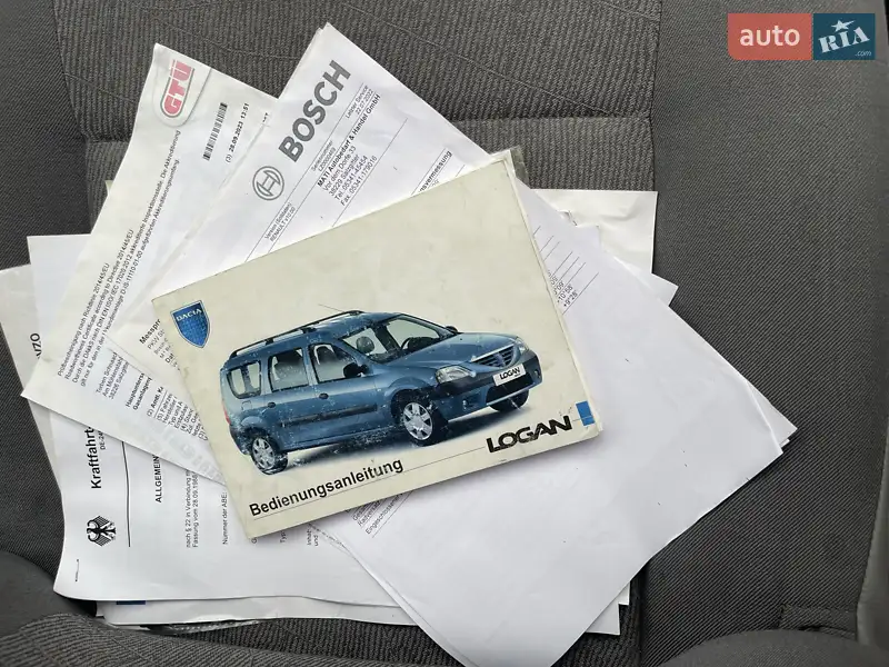 Универсал Dacia Logan MCV 2008 в Бородянке документ 2 фото Универсал Dacia Logan MCV 2008 в Бородянке документ