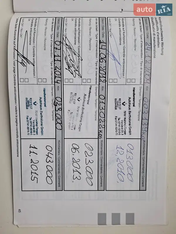 Седан Dacia Logan 2010 в Краматорске документ