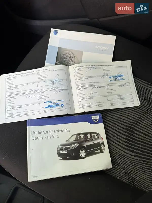 Хэтчбек Dacia Sandero 2009 в Черновцах документ