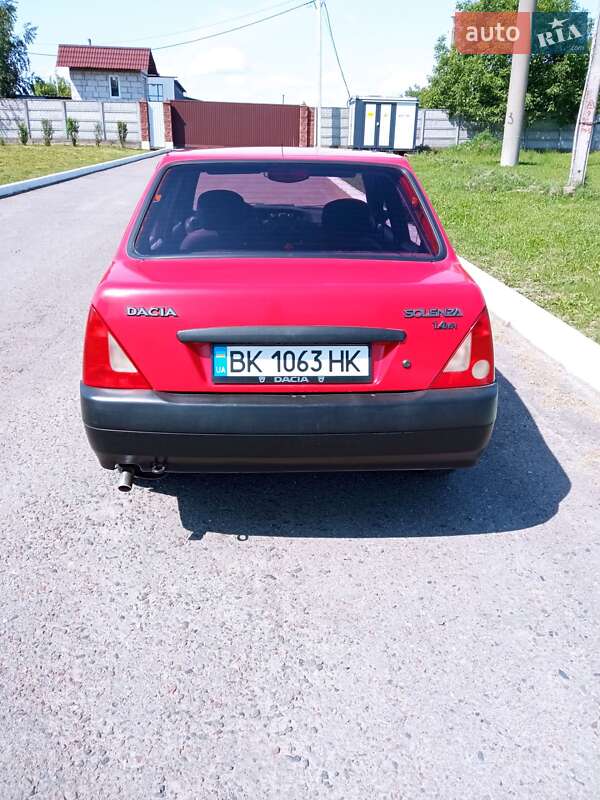 Седан Dacia Solenza 2004 в Ровно