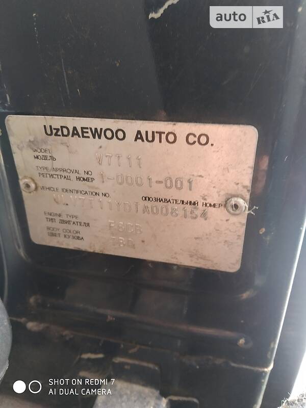 Минивэн Daewoo Damas 1996 в Житомире