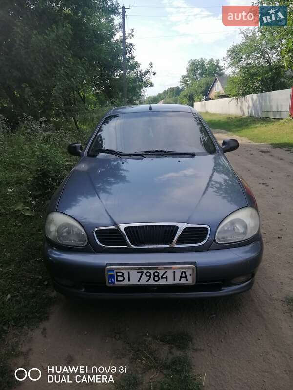 Седан Daewoo Lanos 2008 в Полтаві