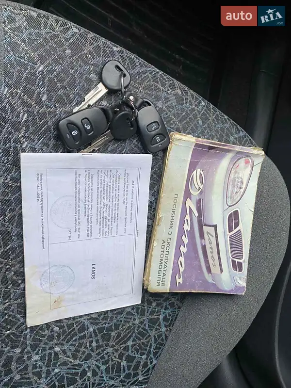 Седан Daewoo Lanos 2009 в Одессе документ