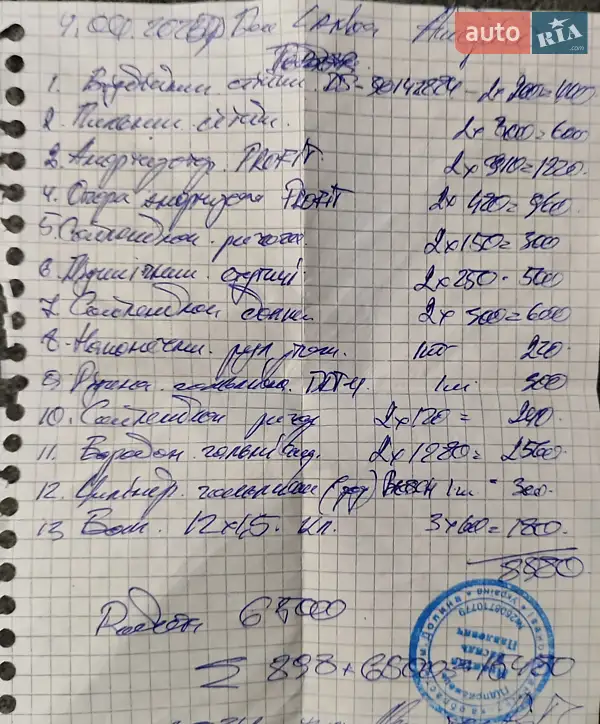 Седан Daewoo Lanos 1998 в Львові документ