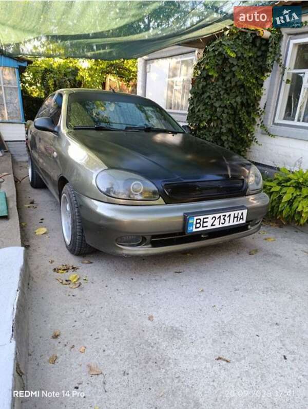 2007 Daewoo Lanos, VIN Y6DTF48YD7W341874:plate — фото 1 (autoria)