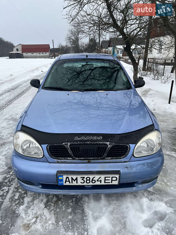 2007 Daewoo Lanos, VIN Y6DTF69YD7W318978:plate — фото 1 (autoria)