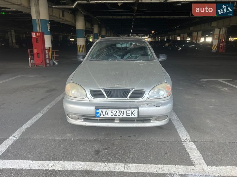 2002 Daewoo Lanos, VIN SUPTF696D3W155266:plate — фото 1 (autoria)