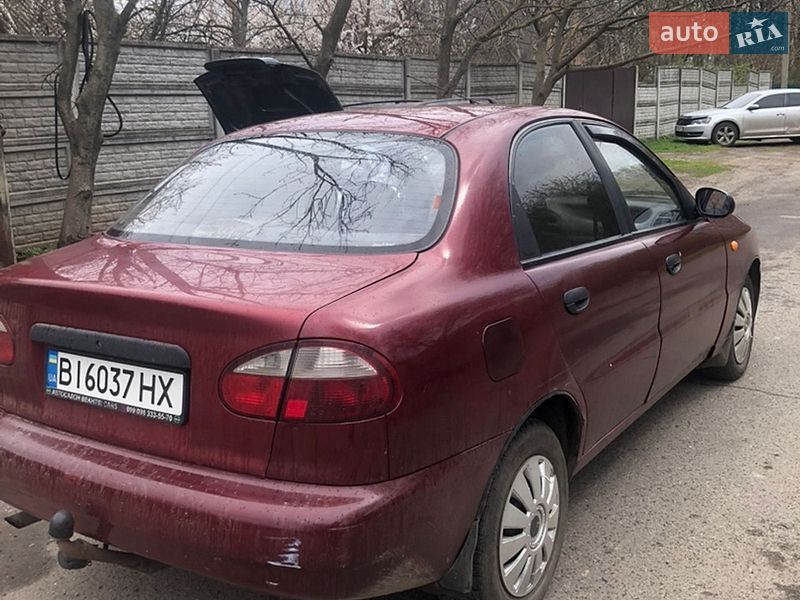 Седан Daewoo Lanos 2007 в Полтаві