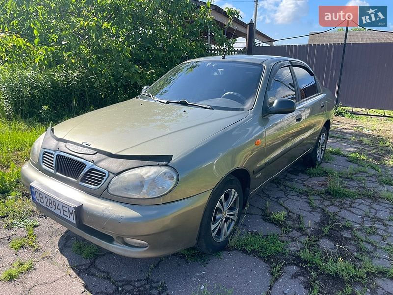 2006 Daewoo Lanos, VIN Y6DTF69YD7W309974:plate — фото 1 (autoria)