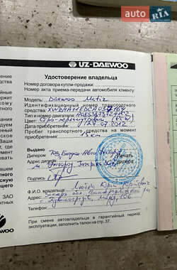 Хетчбек Daewoo Matiz 2012 в 