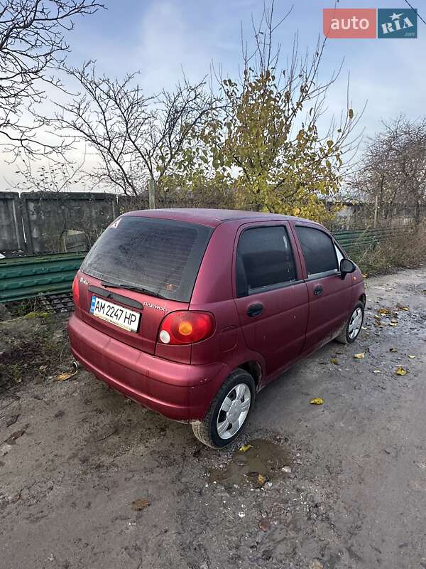 Хетчбек Daewoo Matiz 2007 в Бердичеві