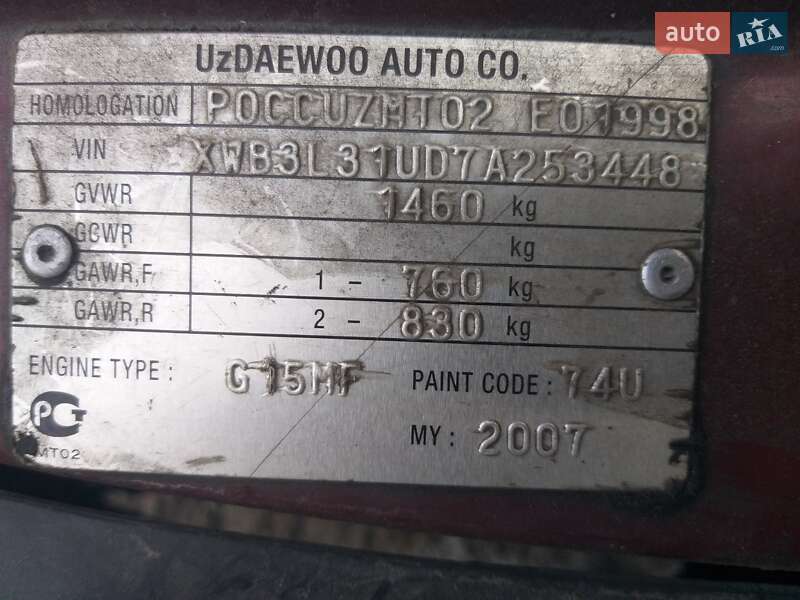Седан Daewoo Nexia 2007 в Києві
