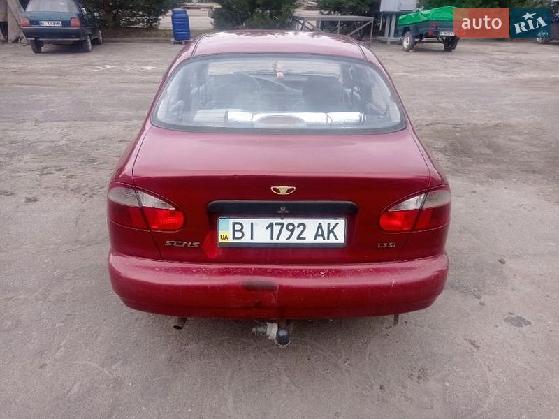 Седан Daewoo Sens 2007 в Полтаві