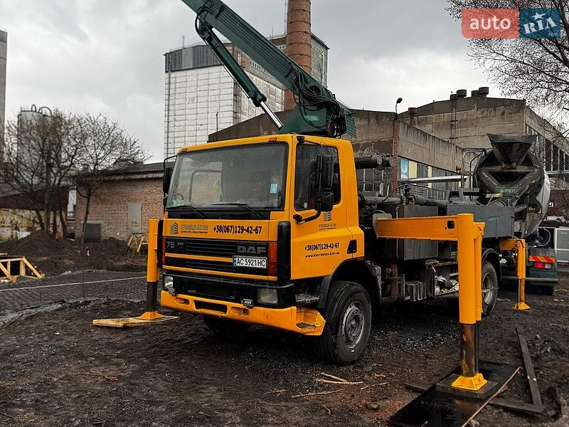 Бетононасос DAF CF 75 1996 в Чернигове фото 3 Бетононасос DAF CF 75 1996 в Чернигове