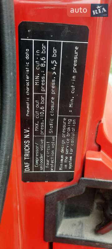 Тягач DAF CF 85 2007 в Кременчуці фото 8 Тягач DAF CF 85 2007 в Кременчуці