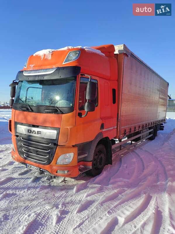 2019 DAF CF, VIN XLRAEM3700G271044:plate — фото 1 (autoria)