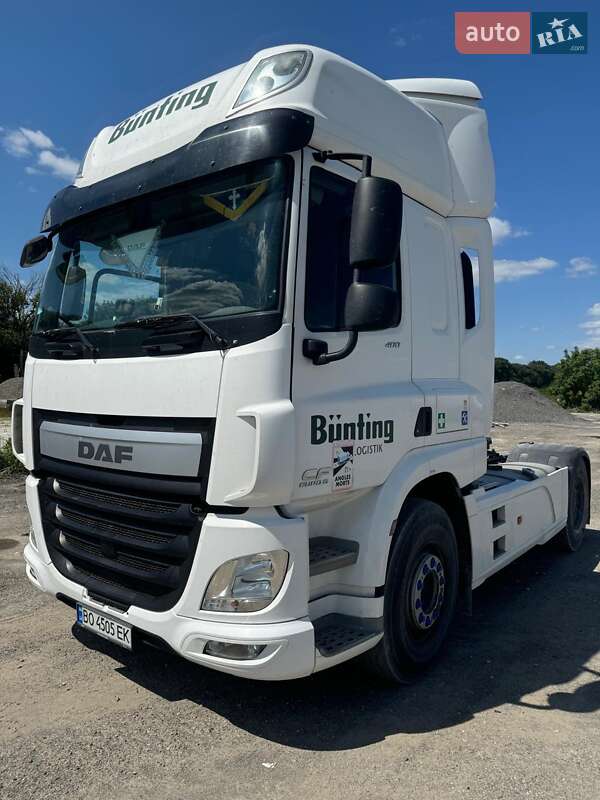 2015 DAF CF, VIN XLRTEM4100G087400:plate — фото 1 (autoria)