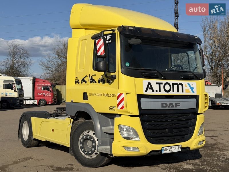 2015 DAF CF, VIN XLRTEM4100G060268:plate — фото 1 (autoria)