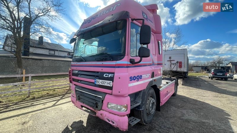 2007 DAF FT, VIN XLRTE85MC0E789240:plate — фото 1 (autoria)