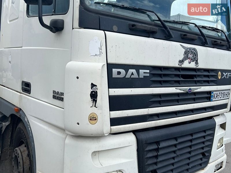 2003 DAF FX, VIN XLRAS47XS0E626094:plate — zdjęcie 1 (autoria)