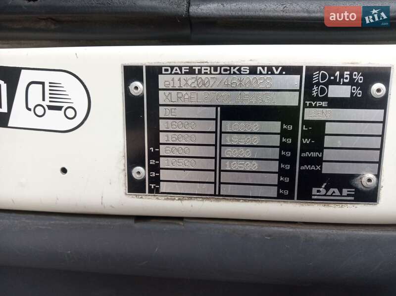 Рефрижератор DAF LF 2016 в Ивано-Франковске
