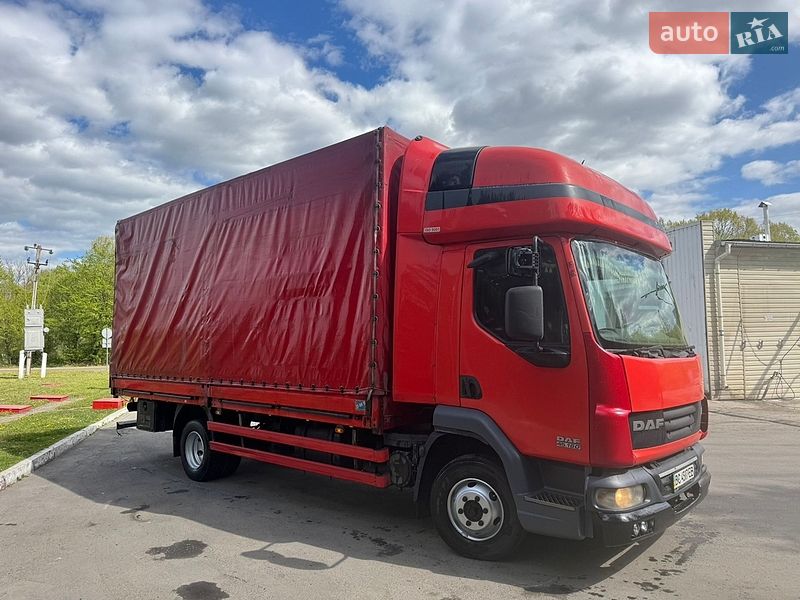 2007 DAF LF, VIN XLRAE45FF0L329215:plate — фото 1 (autoria)