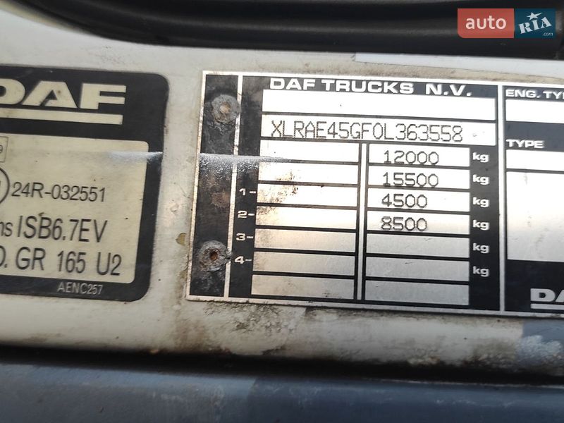 Тентованый DAF LF 2011 в Ковеле
