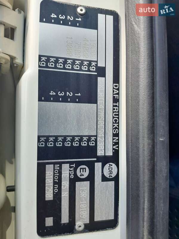 Зерновоз DAF XF 105 2012 в Миколаєві