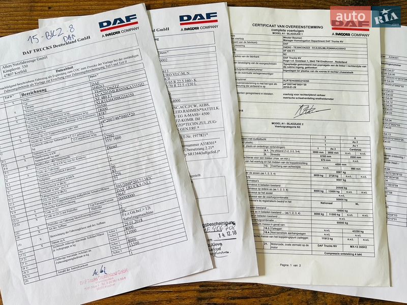 Тягач DAF XF 106 2018 в Ковеле фото 87 Тягач DAF XF 106 2018 в Ковеле