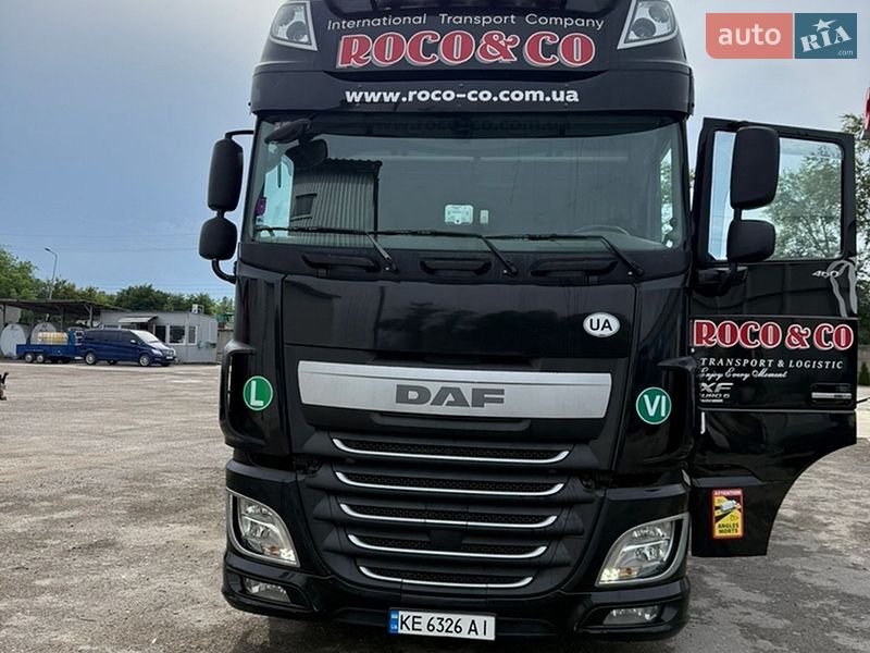 2016 DAF XF, VIN XLRTEH4300G096345:plate — фото 1 (autoria)