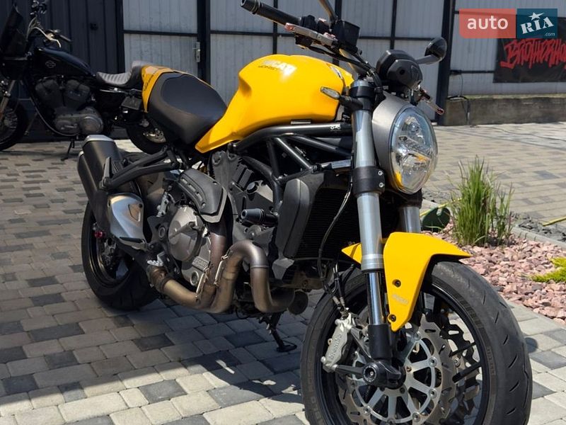 2017 Ducati Monster, VIN ZDMMH00AAJB001626:plate — фото 1 (autoria)