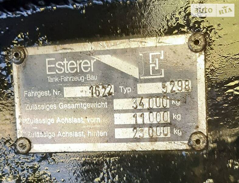 Цистерна полуприцеп Esterer 5281 1992 в Кагарлыке