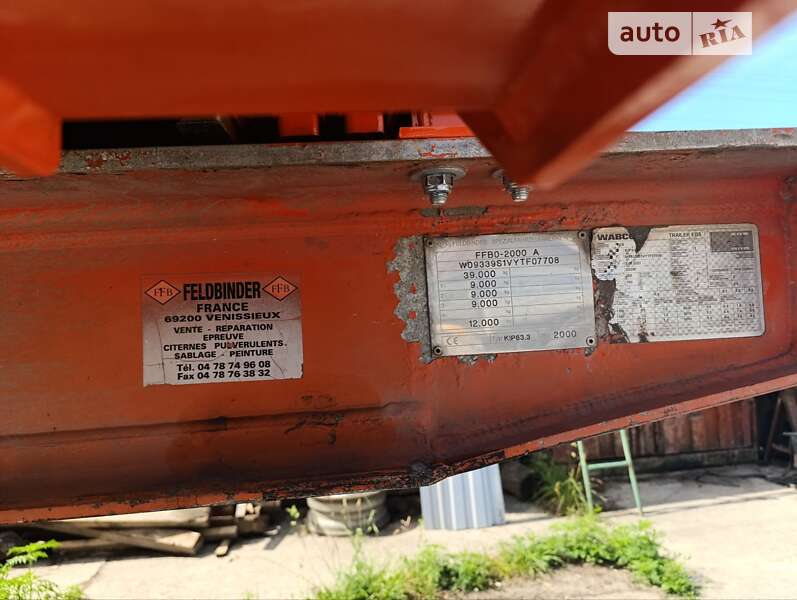 Зерновоз - полуприцеп Feldbinder KIP 2000 в Киеве