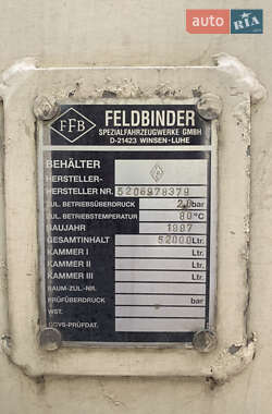 Цистерна полуприцеп Feldbinder KIP 1997 в Хмельницком