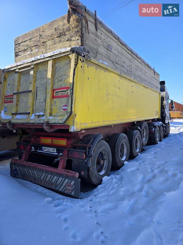 Зерновоз - полуприцеп Feldbinder MUL 1992 в Ромнах