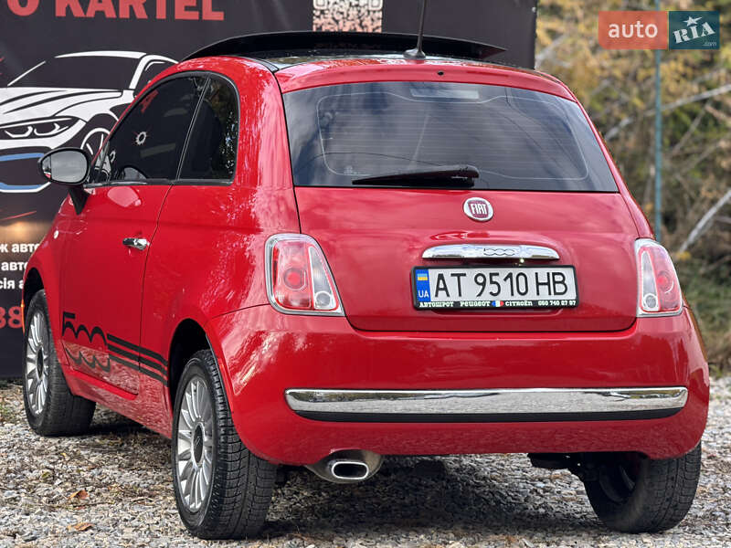 Хетчбек Fiat 500 2012 в Івано-Франківську
