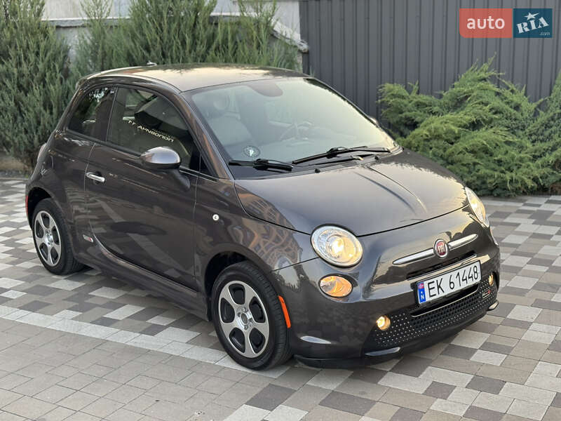 2014 Fiat 500E, VIN 3C3CFFGE4FT570292:plate — photo 1 (autoria)
