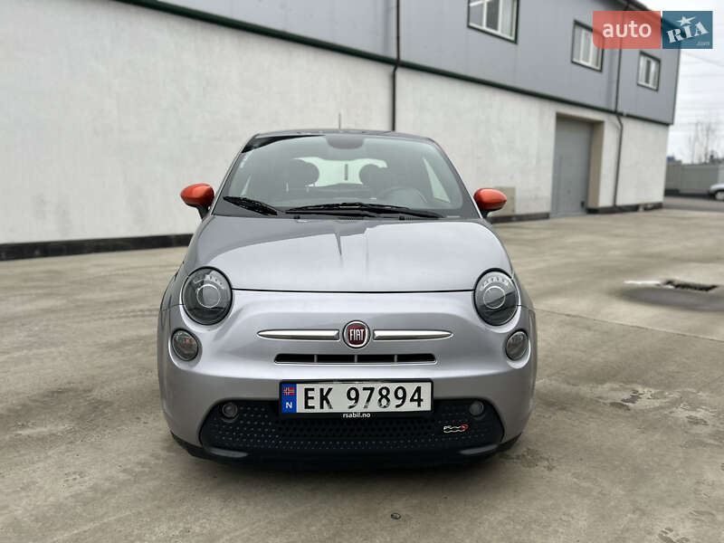 2015 Fiat 500E, VIN 3C3CFFGE9FT638277:plate — фото 1 (autoria)