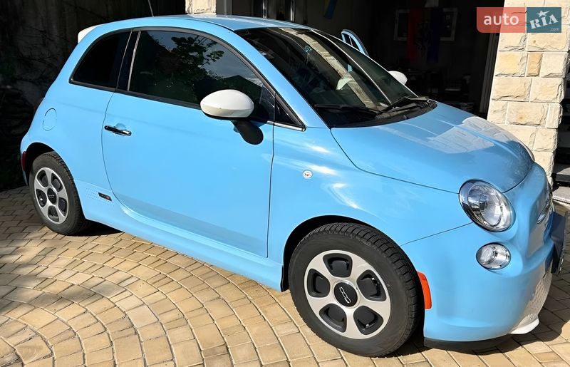 2015 Fiat 500E, VIN 3C3CFFGE3FT756521:plate — фото 1 (autoria)