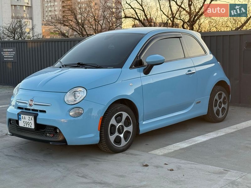 2015 Fiat 500E, VIN 3C3CFFGE4FT695423:plate — фото 1 (autoria)