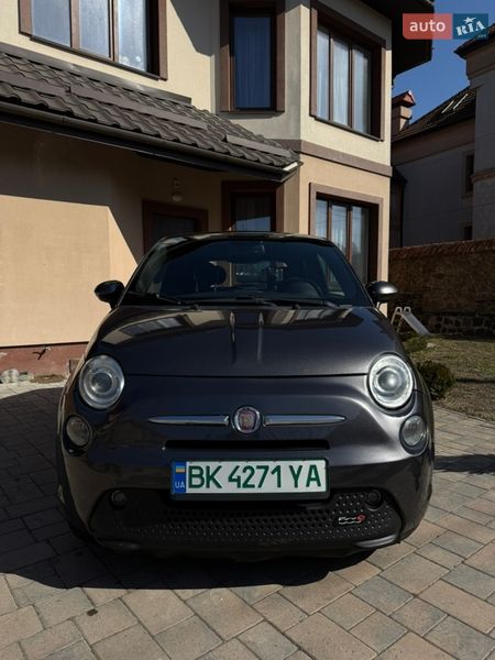 2014 Fiat 500E, VIN 3C3CFFGE6FT522941:plate — zdjęcie 1 (autoria)
